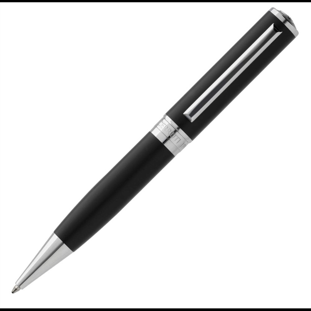 Cerruti 1881 Ballpoint Pen MOTLEY Writing Instrument Blue Ink Color in Gift Box